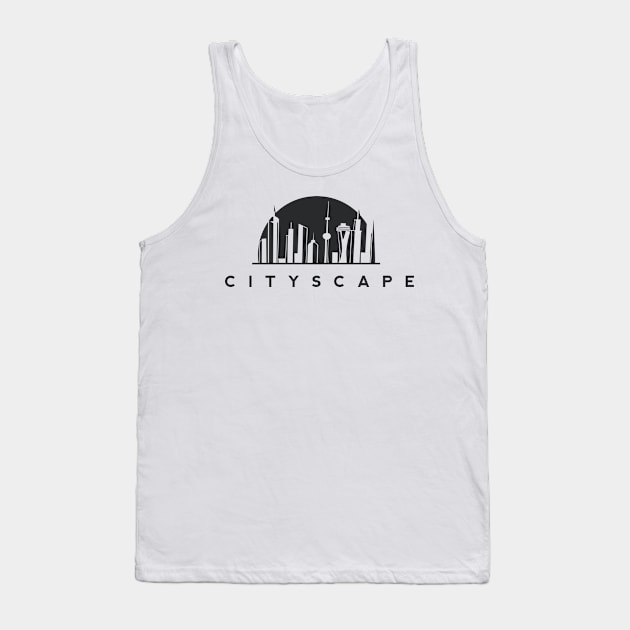 Cityscape Tank Top by Whatastory